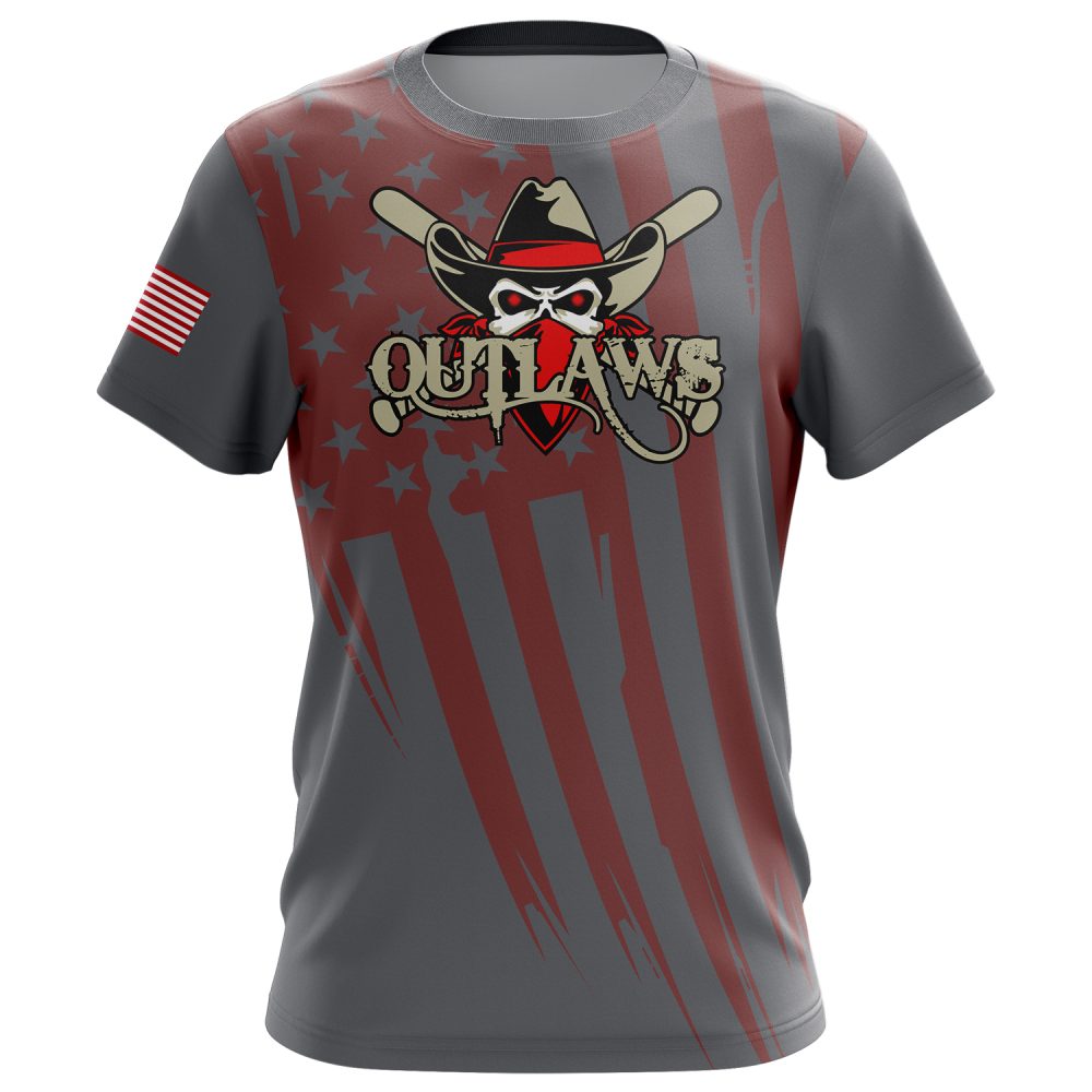 OUTLAWS Grey Jersey Design