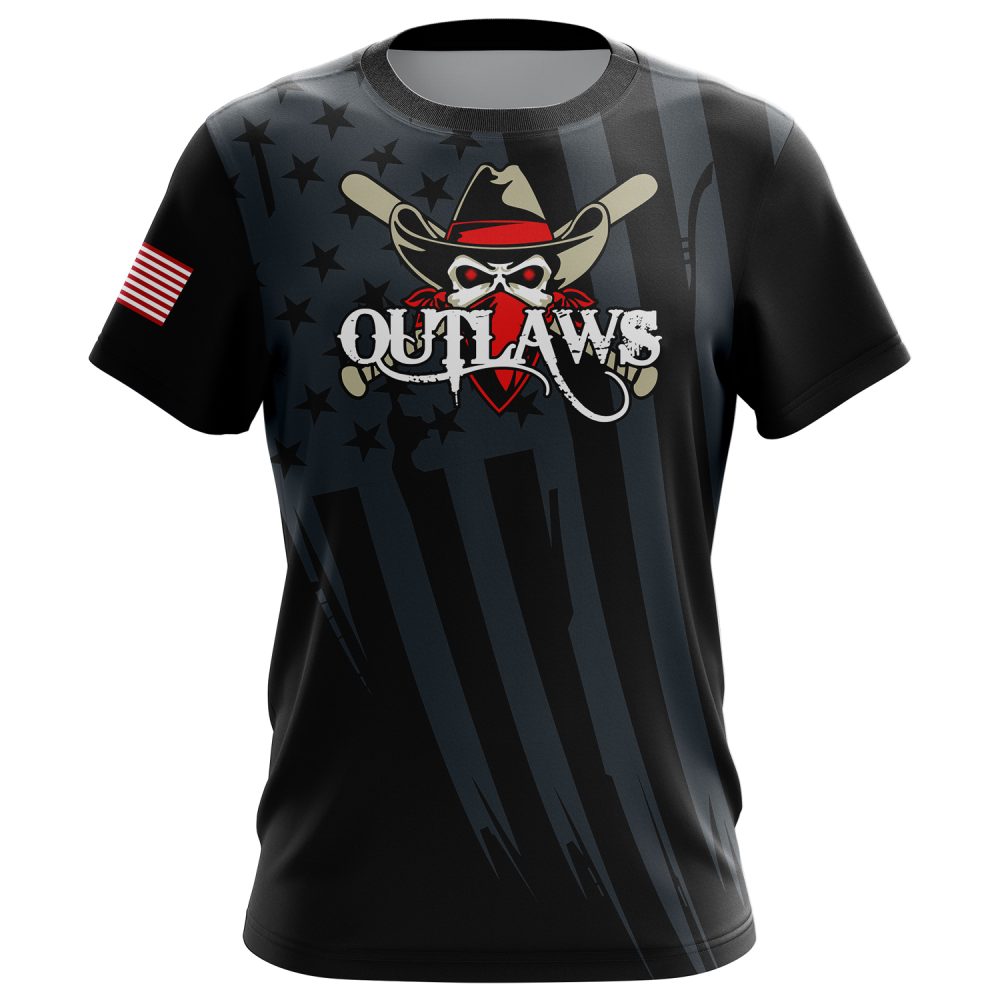 OUTLAWS Black Jersey Design