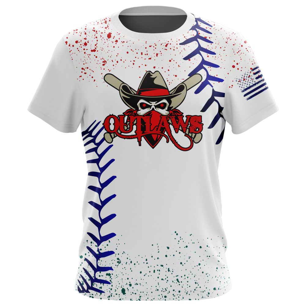 OUTLAWS White Jersey Design
